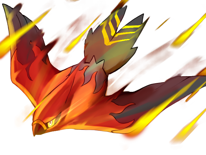 flambusard talonflame fiarrow pokemon pkm jeu anime type vol feu 6g kalos fournaise