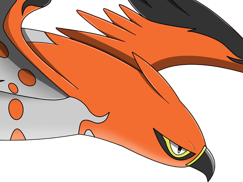 flambusard talonflame fiarrow pokemon pkm jeu anime type vol feu 6g kalos fournaise