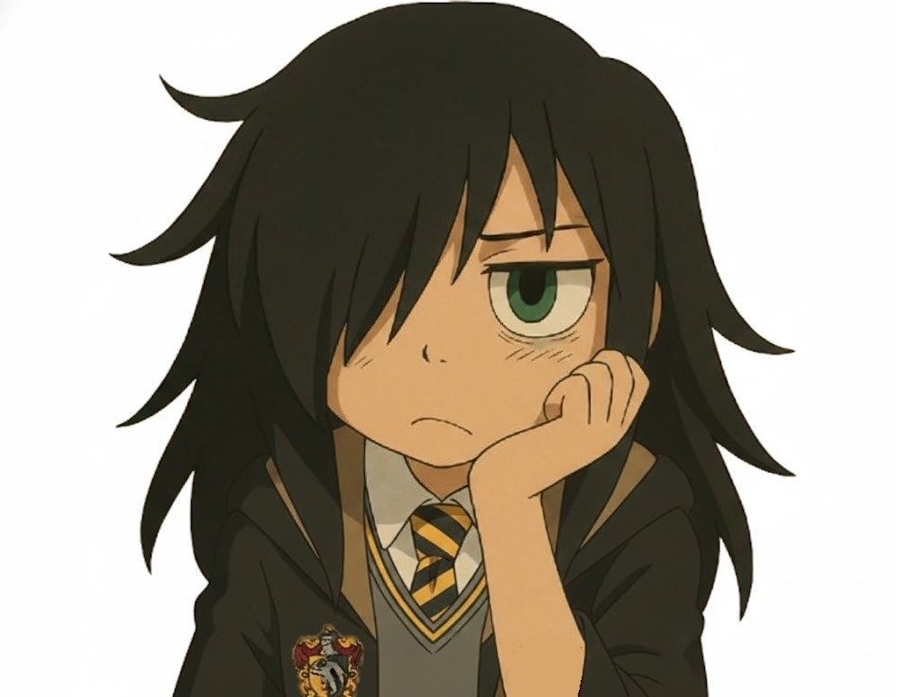 watamote kuroki manga anime tomoko reflechi ghibli harry potter poudlard poufsouffle