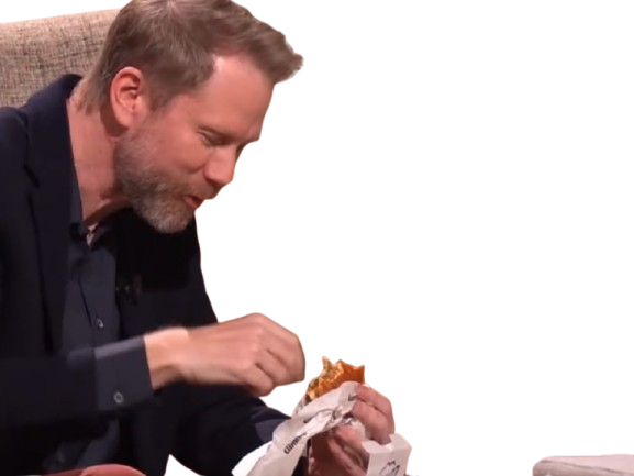 m6u qui veut etre mon associe eric larcheveque burger bouffe vergogne mange