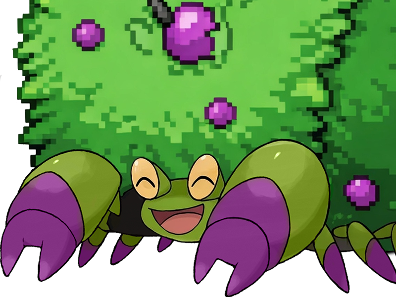 delta crabaraque crustle berry pokemon pkm insurgence fangame fic __vlt__ kalos-du-sud nanard type plante poison