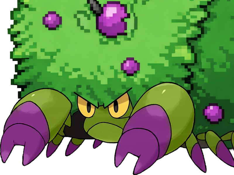 delta crabaraque crustle berry pokemon pkm insurgence fangame fic __vlt__ kalos-du-sud nanard type plante poison
