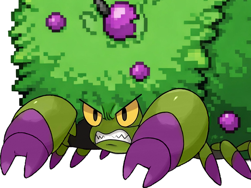 delta crabaraque crustle berry pokemon pkm insurgence fangame fic __vlt__ kalos-du-sud nanard type plante poison
