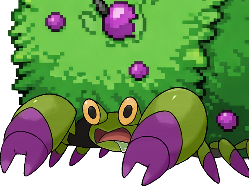 delta crabaraque crustle berry pokemon pkm insurgence fangame fic __vlt__ kalos-du-sud nanard type plante poison
