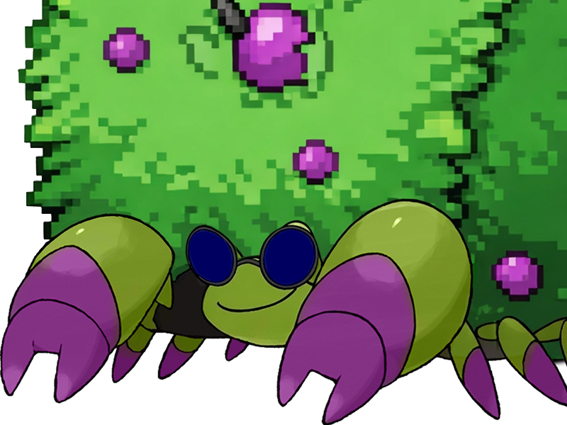 delta crabaraque crustle berry pokemon pkm insurgence fangame fic __vlt__ kalos-du-sud nanard type plante poison