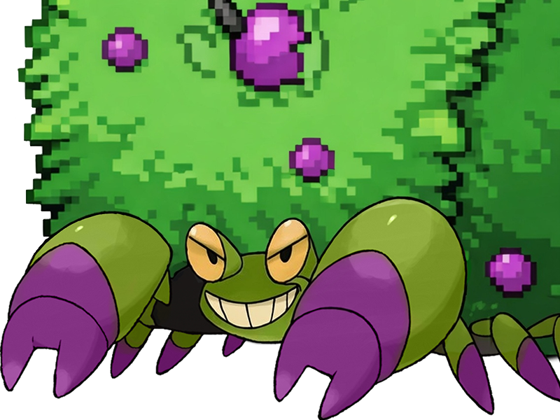 delta crabaraque crustle berry pokemon pkm insurgence fangame fic __vlt__ kalos-du-sud nanard type plante poison