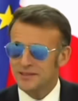 macron lunettes pas pret