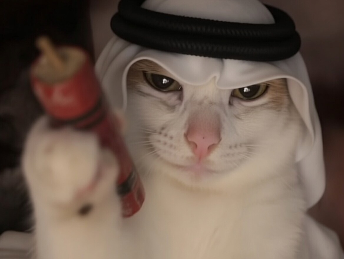 chat cat suspect bizarre tarax mignon algerien terroriste qlf daesh