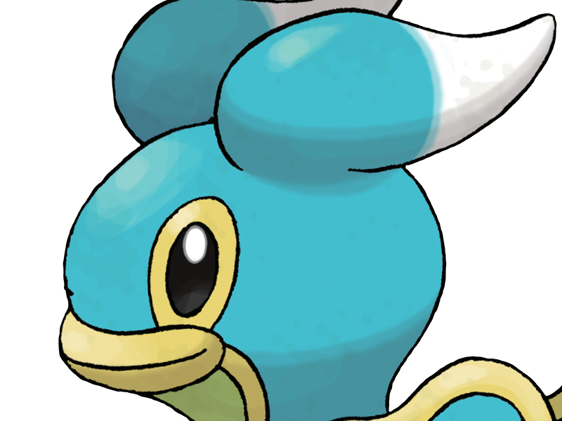 Sticker sancoki shellos karanakushi mer orient pokemon pkm jeu anime type eau 4g sinnoh aqualimace par Dark-63