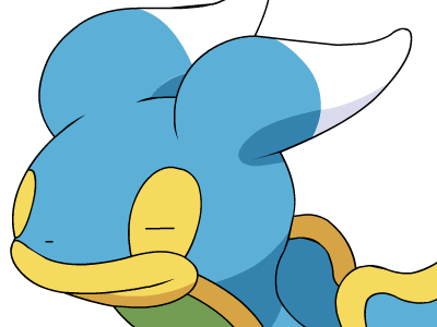 Sticker sancoki shellos karanakushi mer orient pokemon pkm jeu anime type eau 4g sinnoh aqualimace par Dark-63