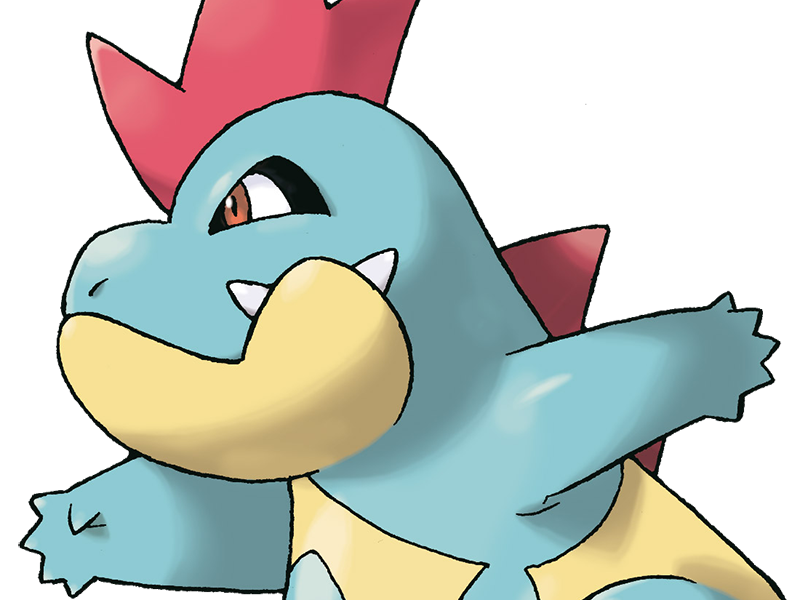 crocrodil croconaw alligates pokemon pkm jeu anime type eau 2g johto starter machoire