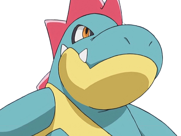 crocrodil croconaw alligates pokemon pkm jeu anime type eau 2g johto starter machoire
