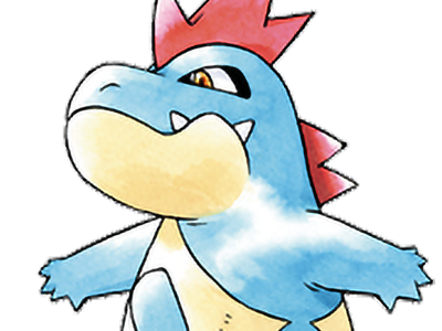 crocrodil croconaw alligates pokemon pkm jeu anime type eau 2g johto starter machoire