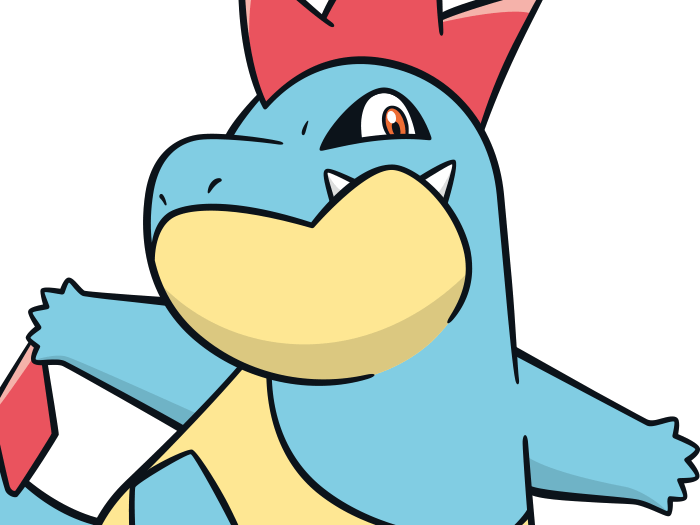 crocrodil croconaw alligates pokemon pkm jeu anime type eau 2g johto starter machoire