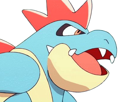 crocrodil croconaw alligates pokemon pkm jeu anime type eau 2g johto starter machoire