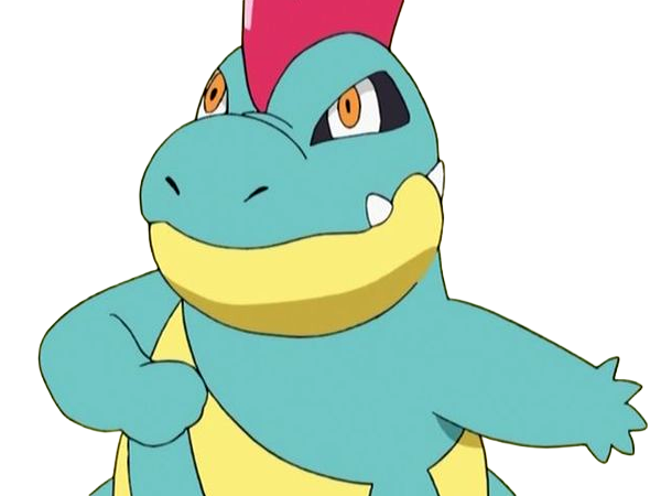 crocrodil croconaw alligates pokemon pkm jeu anime type eau 2g johto starter machoire