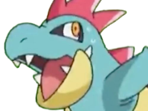 crocrodil croconaw alligates pokemon pkm jeu anime type eau 2g johto starter machoire