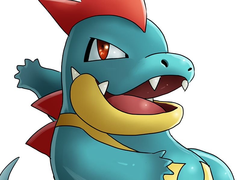 crocrodil croconaw alligates pokemon pkm jeu anime type eau 2g johto starter machoire