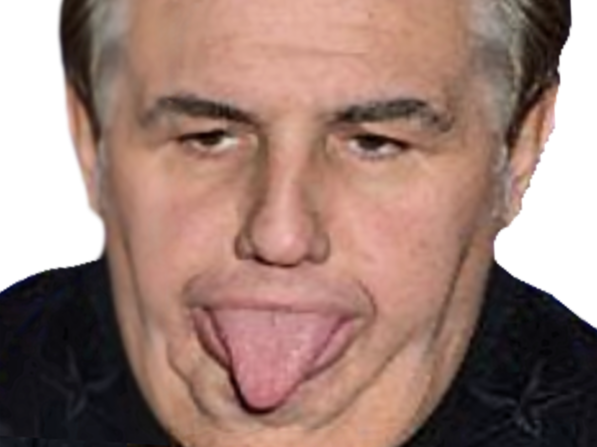 pierre menes langue de boeuf estelle denis gros obese quintuple menton foot football