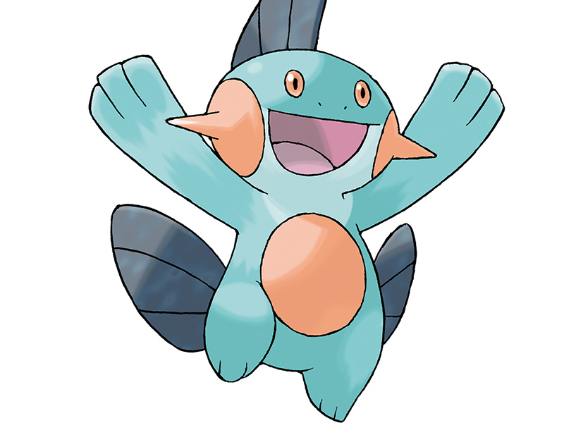 flobio marshtomp numacraw pokemon pkm jeu anime type eau sol 3g hoenn starter poissonboue