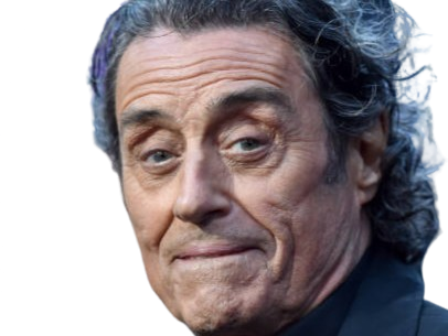 ian mcshane acteur britannique anglais homme brun yeux bleus vieux charisme soixantaine soixantenaire 2020 2020s