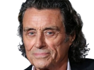ian mcshane acteur britannique anglais homme brun yeux bleus vieux charisme soixantaine soixantenaire 2020 2020s