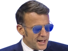 president-macron-davos-lunette-discours-aviateur-top-gun-emmanuel-mafieux-mafia