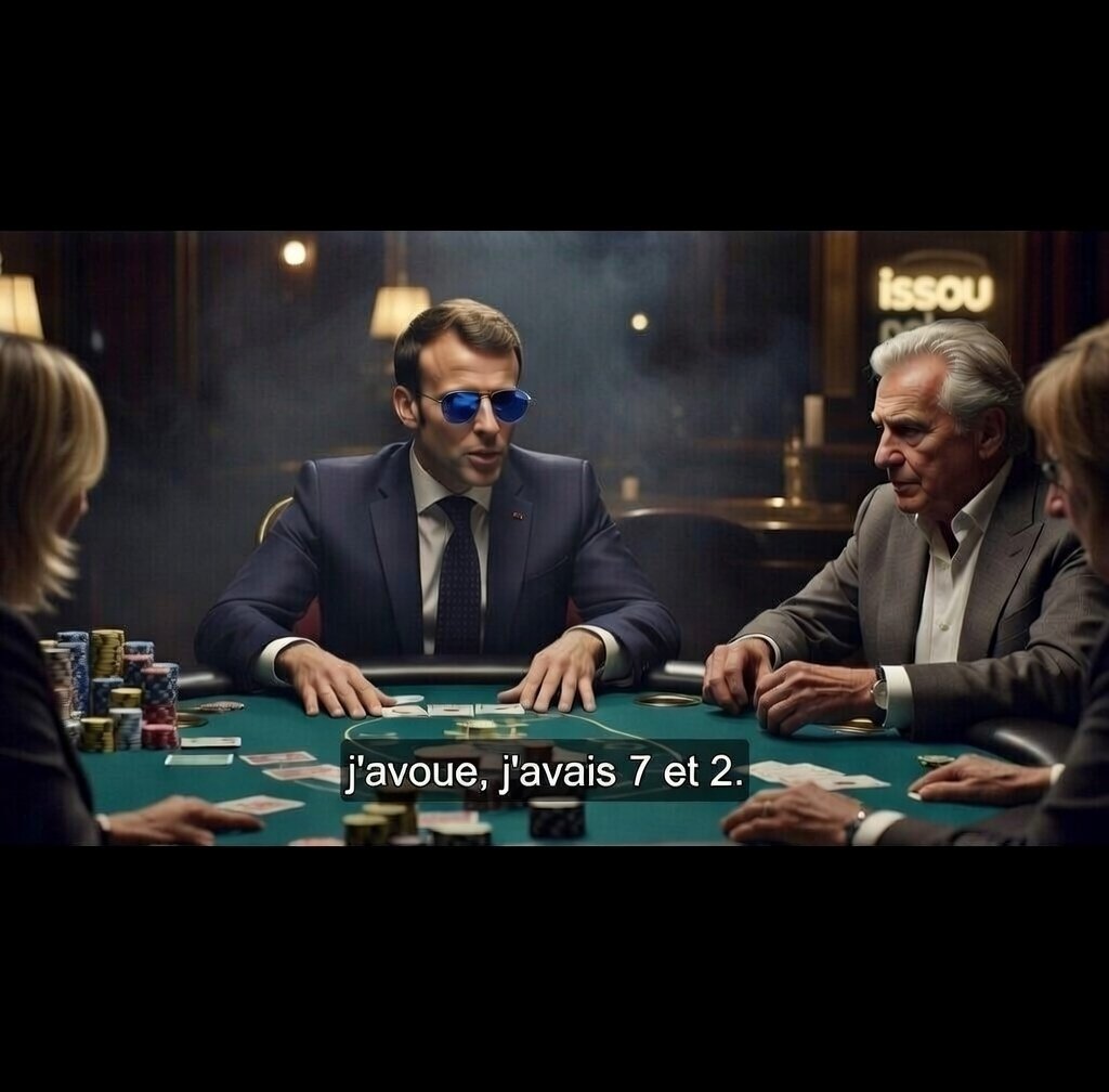 macron poker winamax lunettes bleues