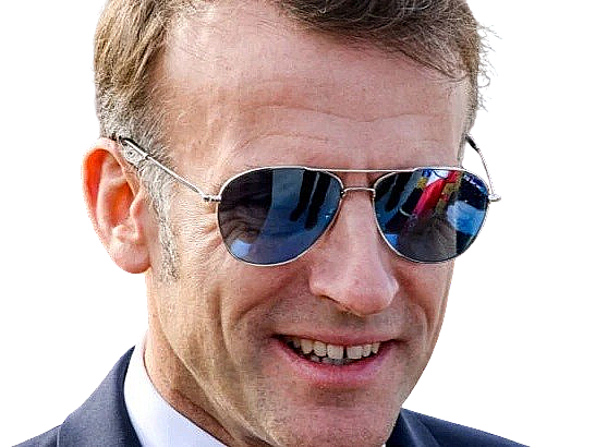 macron lunettes aviateur emmanuel president francais oeil lunette paire vice vicieux bizarre sournois sourire knifos