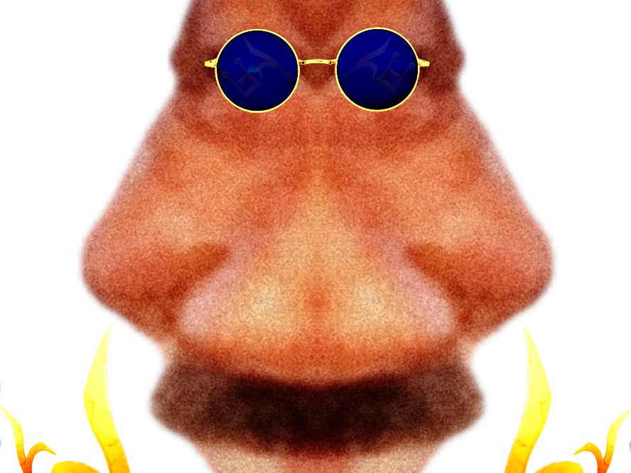 risitas deforme lunettes bleues triangle ahi tison miroir rire cynique moque celestin moquer attarde 2026