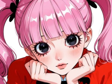 perona one piece atropos bloop cheveux roses