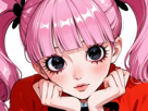 perona-one-piece-atropos-bloop-cheveux-roses