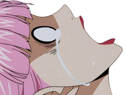 perona one piece atropos bloop cheveux roses