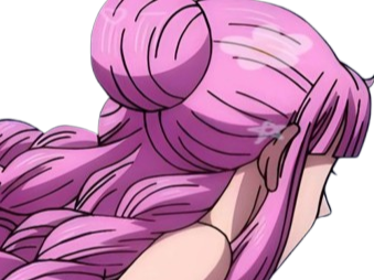 perona one piece atropos bloop cheveux roses