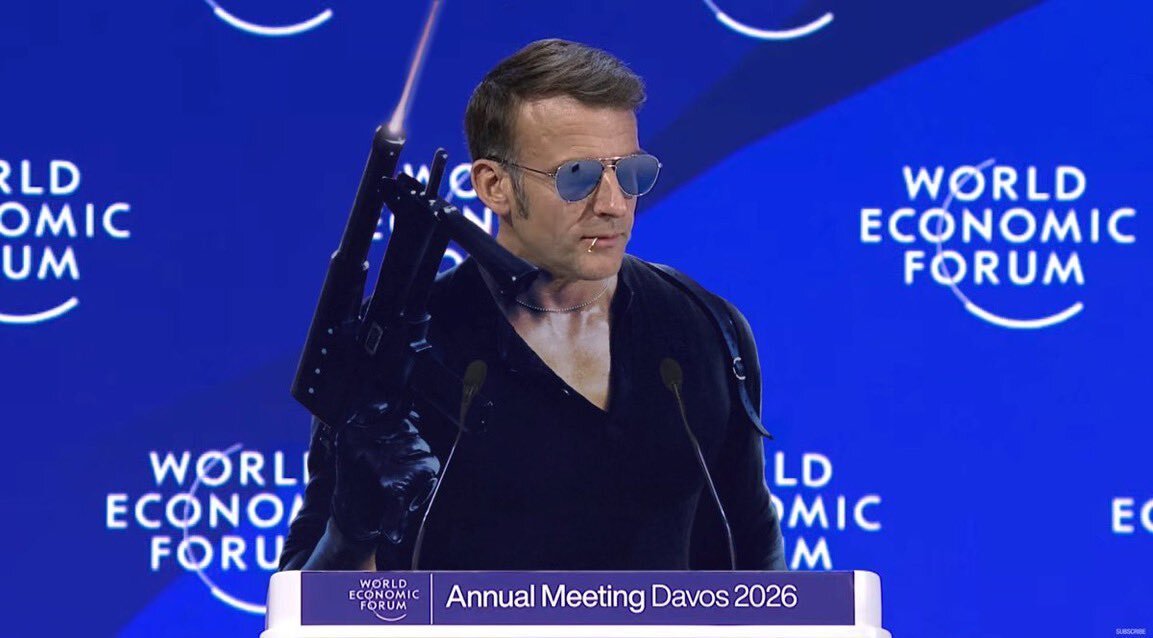 macron lunettes aviateur oeil emmanuel president davos mafia topgun ak47 jvc bigmac bluepill wef lunettesbleues