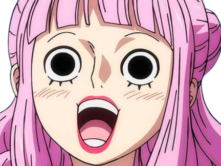 perona one piece atropos bloop cheveux roses