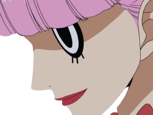 perona one piece atropos bloop cheveux roses