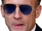 macron-lunettes-soleil-president-lrem-europe-guerre-for-sure-rire-sourire-zoom-langue