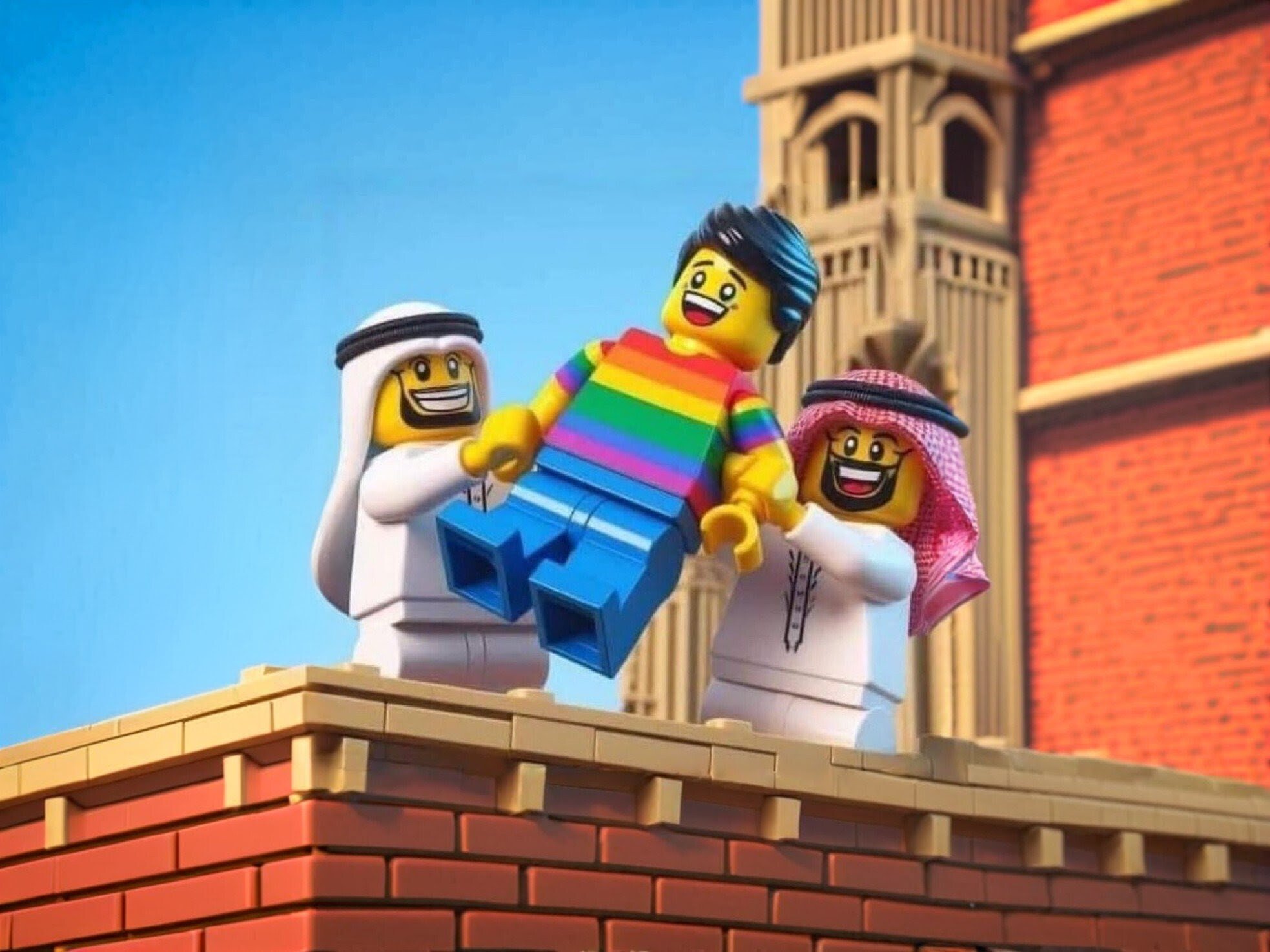 islam musulman toit lgbt gay homo jete lego