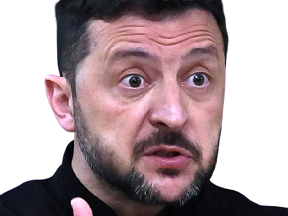 zelensky choc choque chokbar president ukrainien ukraine surpris stupefait surprise sidere abasourdi sous le knifos