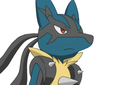 mega mega-lucario lucario pokemon pkm jeu anime type combat acier 4g sinnoh aura emanation