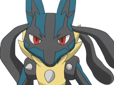 mega mega-lucario lucario pokemon pkm jeu anime type combat acier 4g sinnoh aura emanation