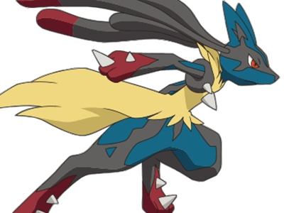 mega mega-lucario lucario pokemon pkm jeu anime type combat acier 4g sinnoh aura emanation