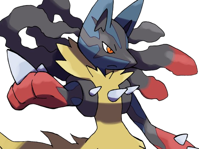 mega mega-lucario lucario pokemon pkm jeu anime type combat acier 4g sinnoh aura emanation