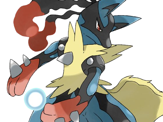mega mega-lucario lucario pokemon pkm jeu anime type combat acier 4g sinnoh aura emanation