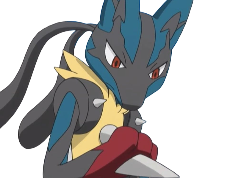 mega mega-lucario lucario pokemon pkm jeu anime type combat acier 4g sinnoh aura emanation