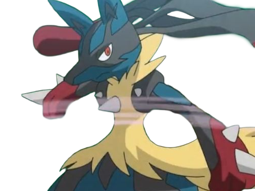 mega mega-lucario lucario pokemon pkm jeu anime type combat acier 4g sinnoh aura emanation