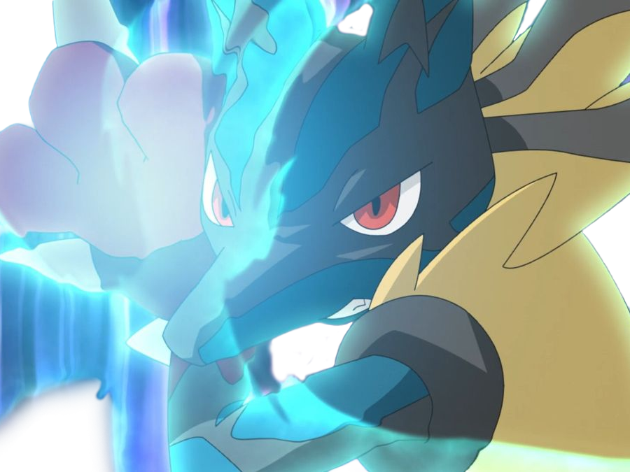 mega mega-lucario lucario pokemon pkm jeu anime type combat acier 4g sinnoh aura emanation