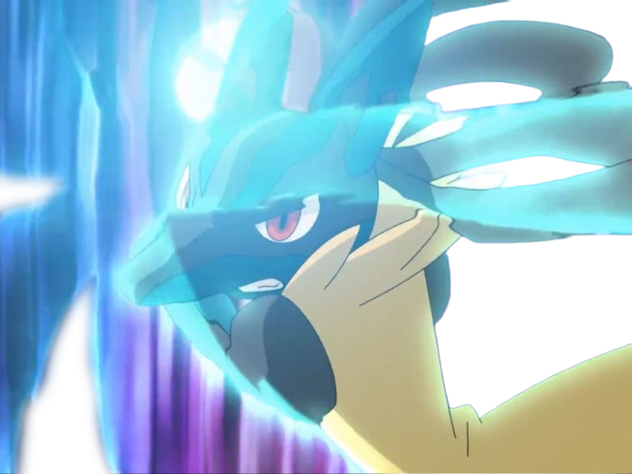 mega mega-lucario lucario pokemon pkm jeu anime type combat acier 4g sinnoh aura emanation