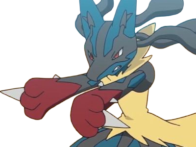 mega mega-lucario lucario pokemon pkm jeu anime type combat acier 4g sinnoh aura emanation